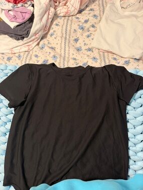 lululemon athletica Black Short-Sleeve Top